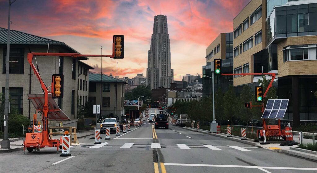 Solar-Powered Traffic Control