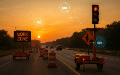 How AI and V2X Are Changing Temporary Traffic Management in 2025